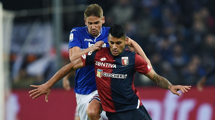 Genoa Sampdoria live formazioni calciomercato