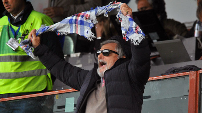 ferrero-sciarpa-sampdoria-empoli ferrero sampdoria calciomercato