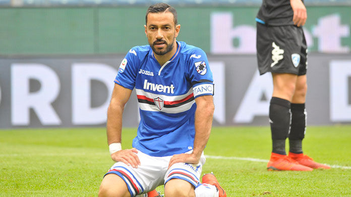 Quagliarella_Ginocchio Quagliarella Sampdoria