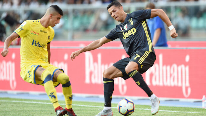 Chievo Verona-Juventus serie A depaoli chievo