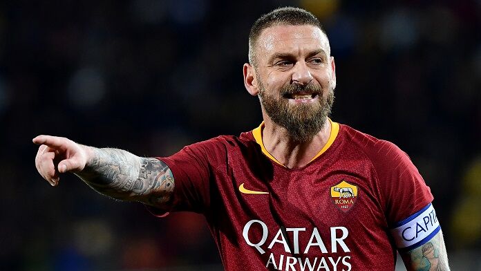 Frosinone-Roma serie A de rossi roma