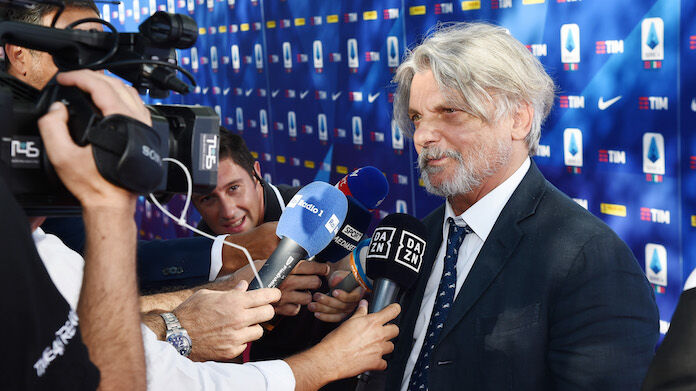 presentazione calendari serie A 2019-2020 Ferrero Sampdoria