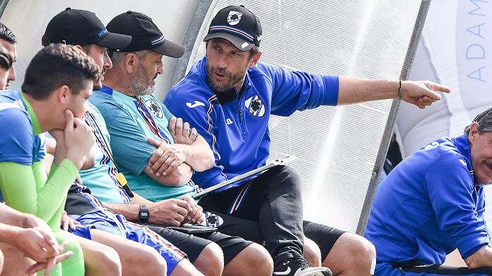 Sampdoria-Real Vicenza amichevole Di Francesco Lorieri Sampdoria ritiro