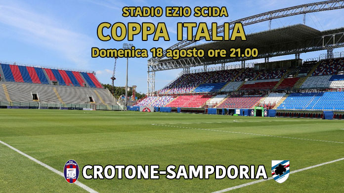 streaming, crotone, sampdoria