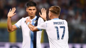 correa immobile gol sampdoria lazio
