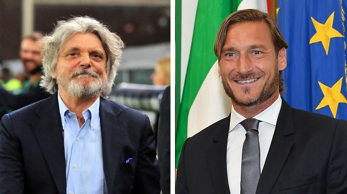 Ferrero ci riprova per Totti? E quella frase sul derby... 26 ferrero totti