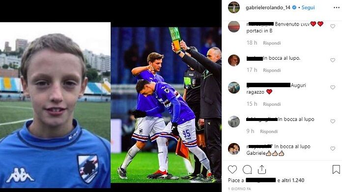 rolando-messaggio rolando messaggio sampdoria