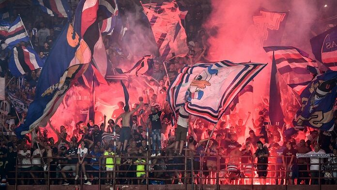 Sampdoria-Lazio serie A sampdoria lazio tifosi Ferrero