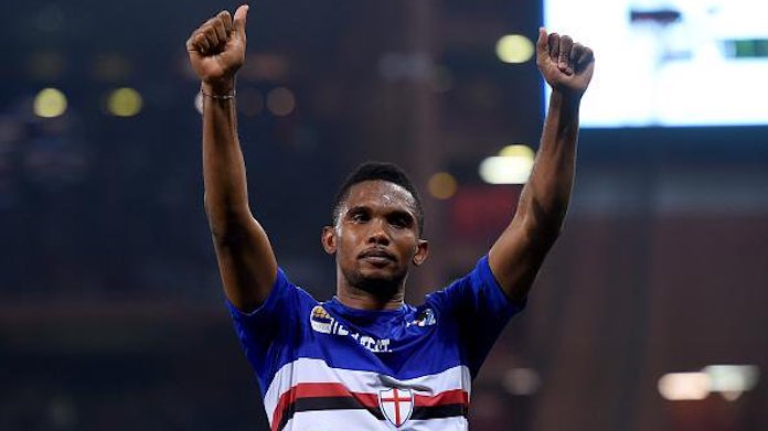 Eto'o Ferrero Sampdoria