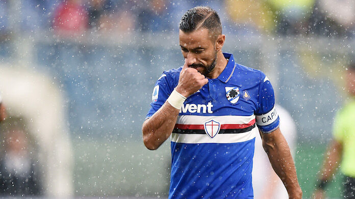 Sampdoria-Torino serie A Quagliarella Sampdoria Natale Di Francesco