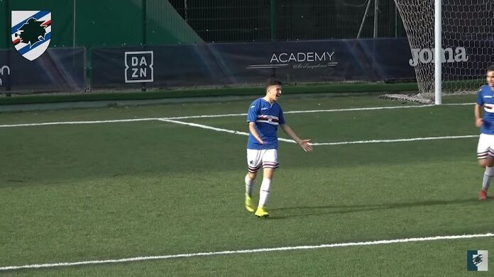 di-stefano-sampdoria-u18-samptv di stefano sampdoria u18