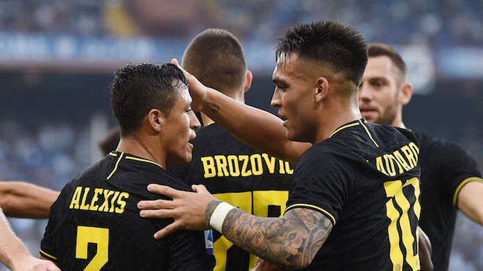 Sampdoria-Inter serie A Sanchez Sampdoria live