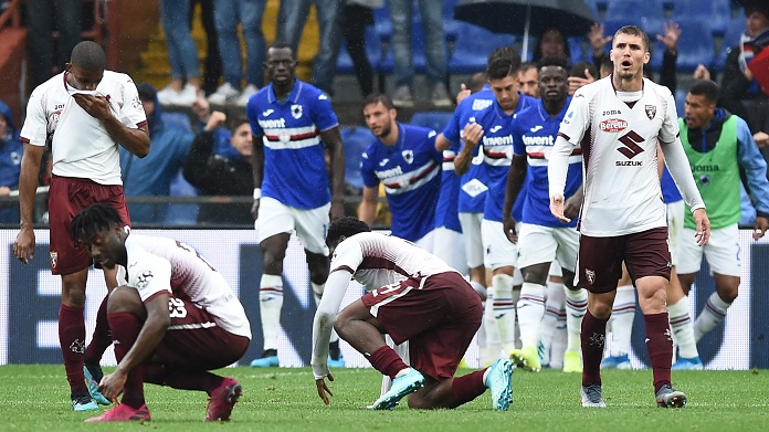 Sampdoria torino convocati