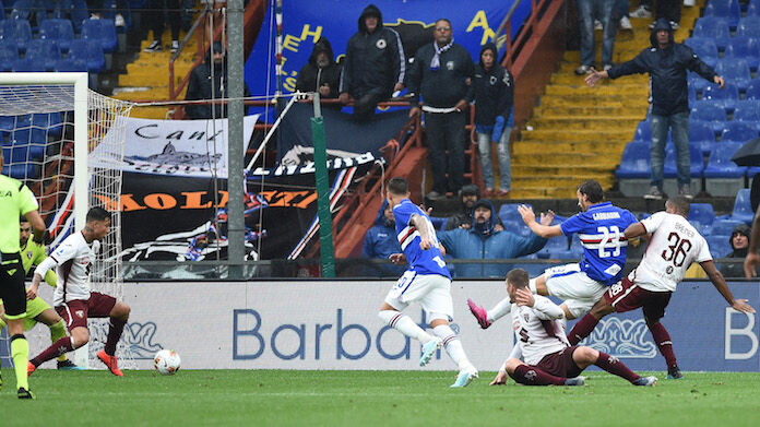 Sampdoria-Torino serie A Sampdoria Gabbiadini highlights