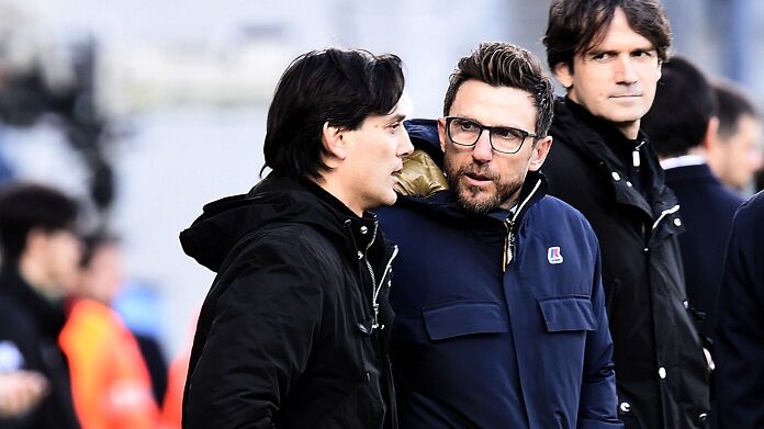 Sassuolo-Milan serie A Montella Di Francesco