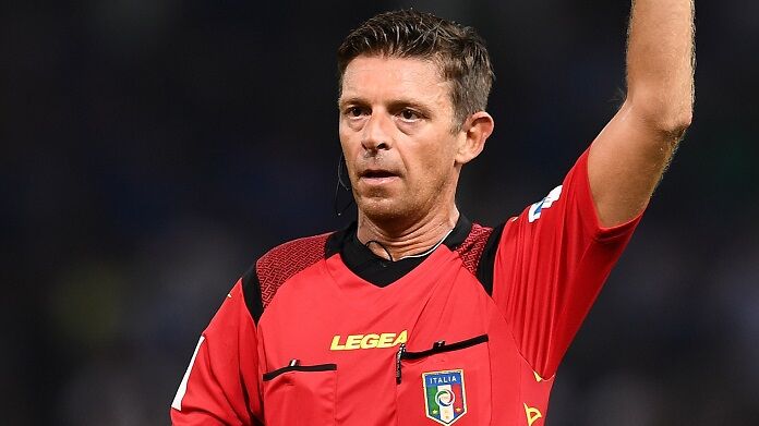 Sampdoria-Lazio serie A rocchi arbitro