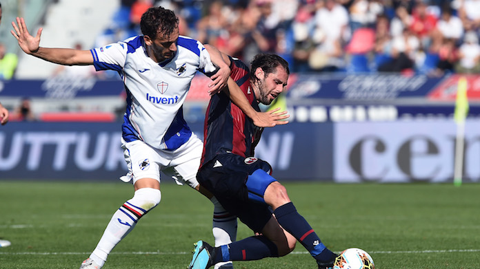 streaming Bologna Sampdoria