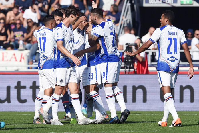 . quote esultanza sampdoria gol gabbiadini