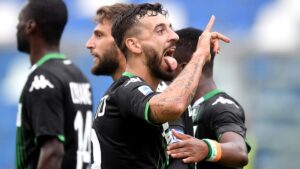 esultanza gol caputo sassuolo