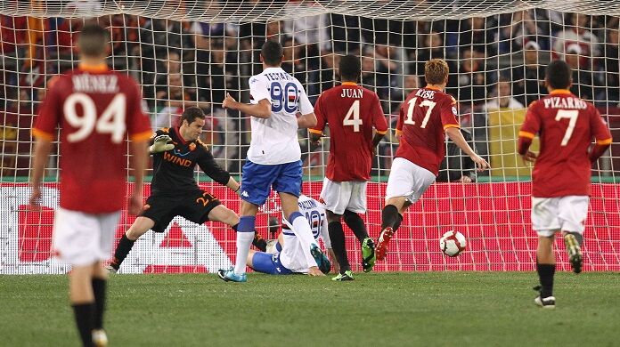 Roma-Sampdoria serie A pazzini sampdoria