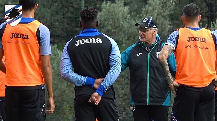 ranieri-allenamento-bogliasco ranieri allenamenti coronavirus Sampdoria