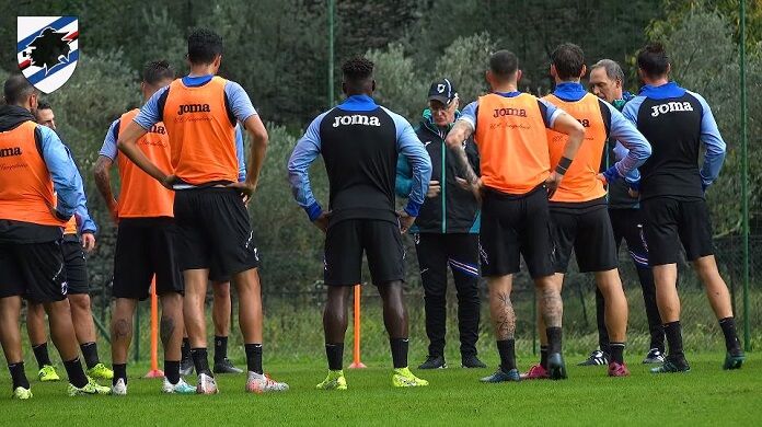 ranieri-allenamento-bogliasco-sampdoria ranieri allenamento sampdoria bogliasco