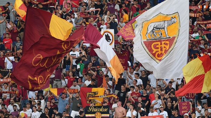 Roma-Real Madrid amichevole roma settore ospiti tifosi