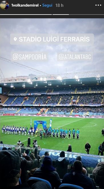 demirel samp atalanta instagram