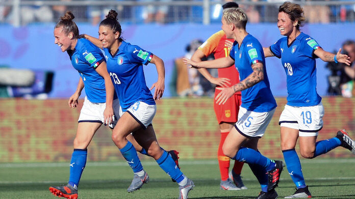 Italia-Cina Mondiali di calcio femminile Francia 2019 nazionale femminile italia