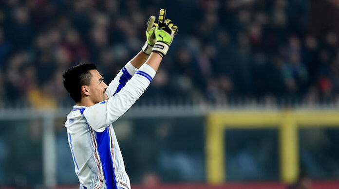 audero-esulta-derby-genoa-sampdoria audero derby sampdoria genoa