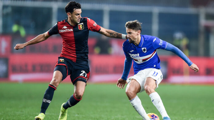 ramirez-derby-genoa-sampdoria-azione Genoa Sampdoria maglie derby