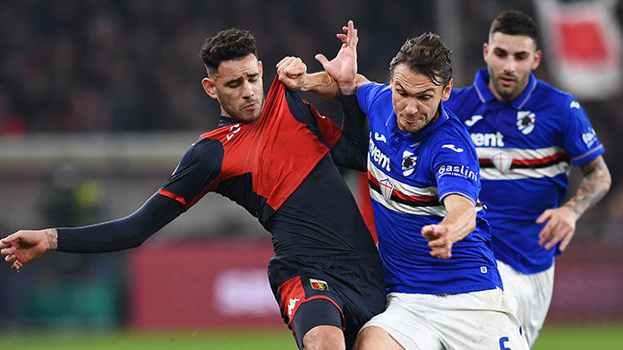 sanabria-ekdal-derby-genoa-sampdoria Sampdoria Genoa Ekdal