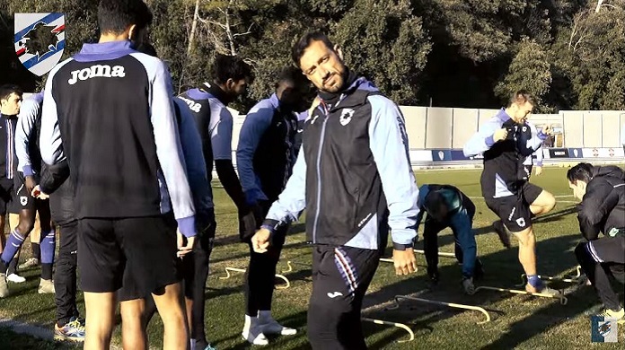 allenamento ripresa bogliasco sampdoria