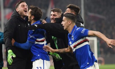 falcone sampdoria esultanza derby