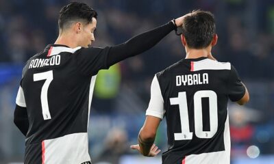 esultanza dybala ronaldo