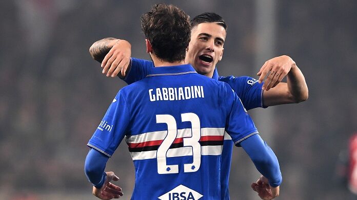 Genoa-Sampdoria serie A Gabbiadini Audero Sampdoria