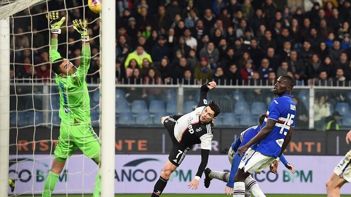 Sampdoria-Juventus serie A ronaldo sampdoria-juventus gol
