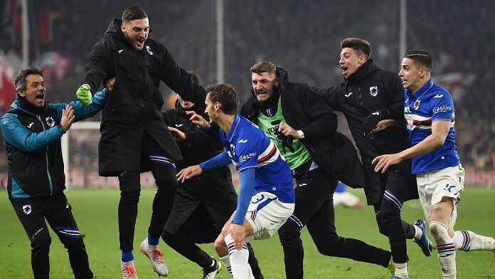 Genoa-Sampdoria serie A Sampdoria Sassuolo highlights