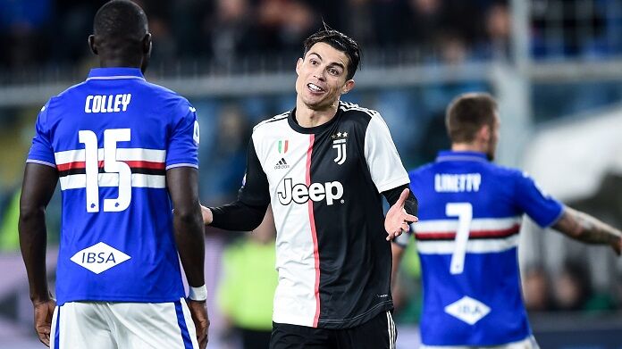 . ronaldo colley sampdoria juventus