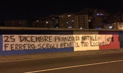 striscione ferrero