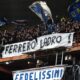 ferrero striscione gradinata sud sampdoria