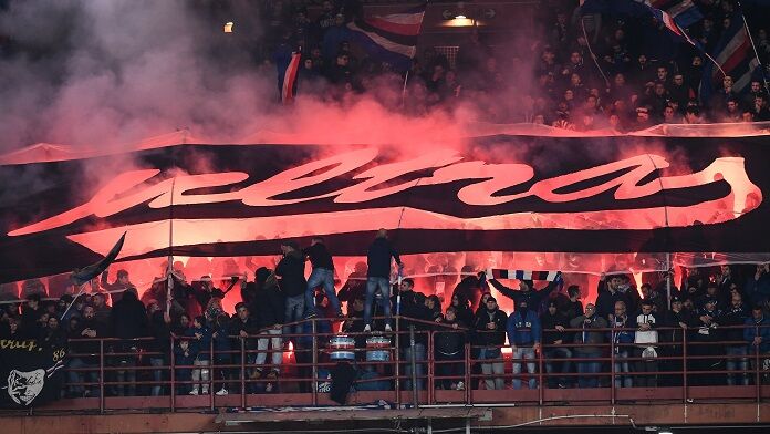 Sampdoria-Juventus serie A sampdoria gradinata sud tifosi