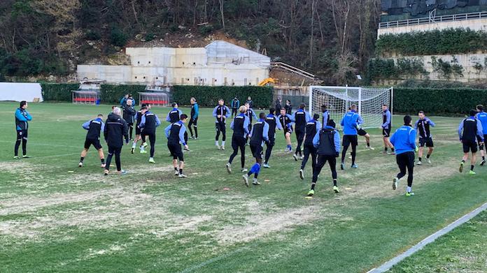 sampdoria allenamento bogliasco