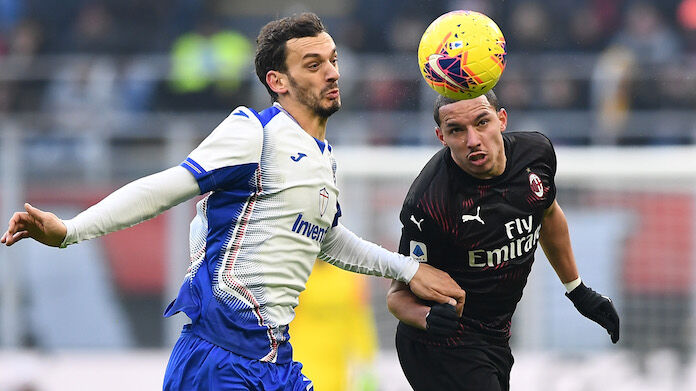 Milan-Sampdoria serie A gabbiadini sampdoria Brescia
