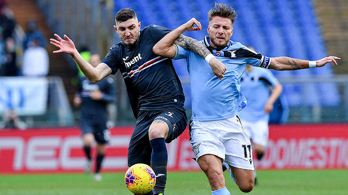 immobile-chabot-contrasto-lazio-sampdoria Lazio Sampdoria Chabot