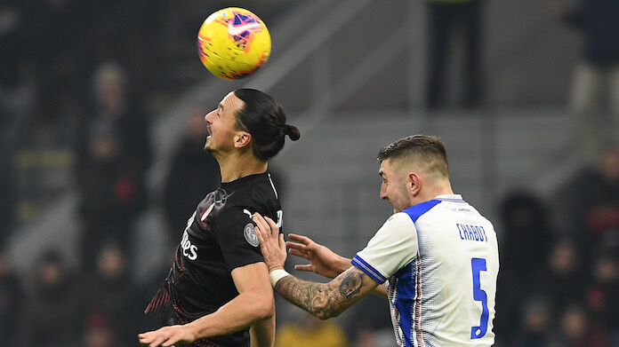 Milan-Sampdoria serie A Chabot Ibrahimovic