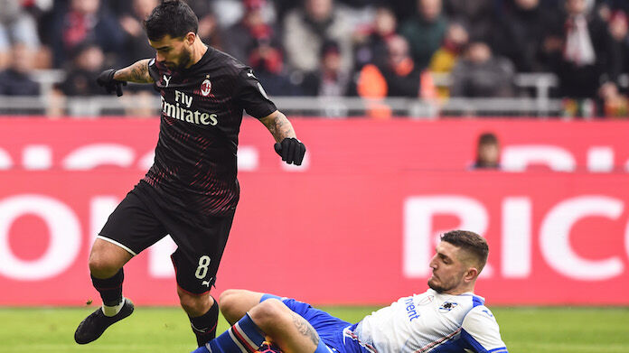 Milan-Sampdoria serie A suso chabot