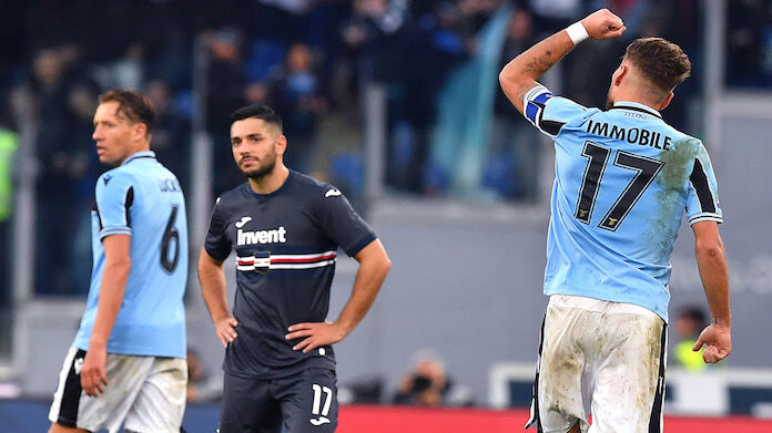 caprari-deluso-esultanza-immobile-lazio-sampdoria Lazio Sampdoria live