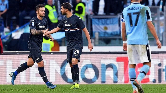 bereszynski-linetty-gol-esultanza-lazio-sampdoria linetty sampdoria