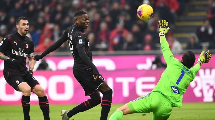 Milan-Sampdoria serie A audero sampdoria